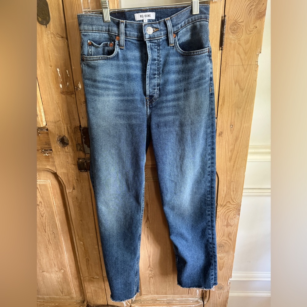 EUC Re/Done Button Fly Jeans Sz 26